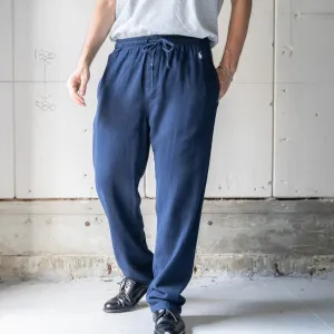 1990-00s 'POLO Ralph Lauren' navy color  pajama pants