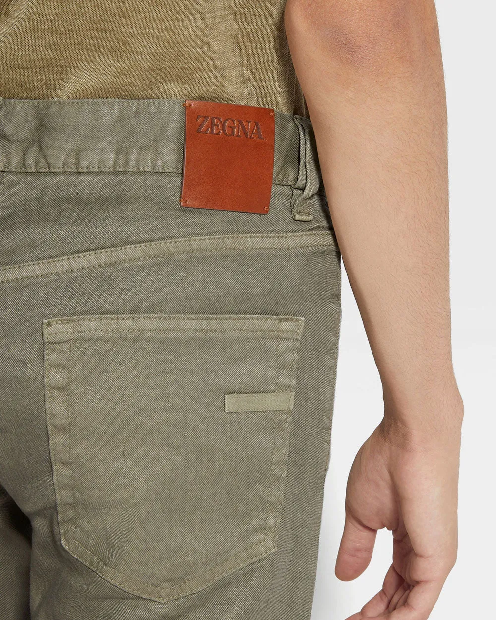 5 Pocket Pant in Olive