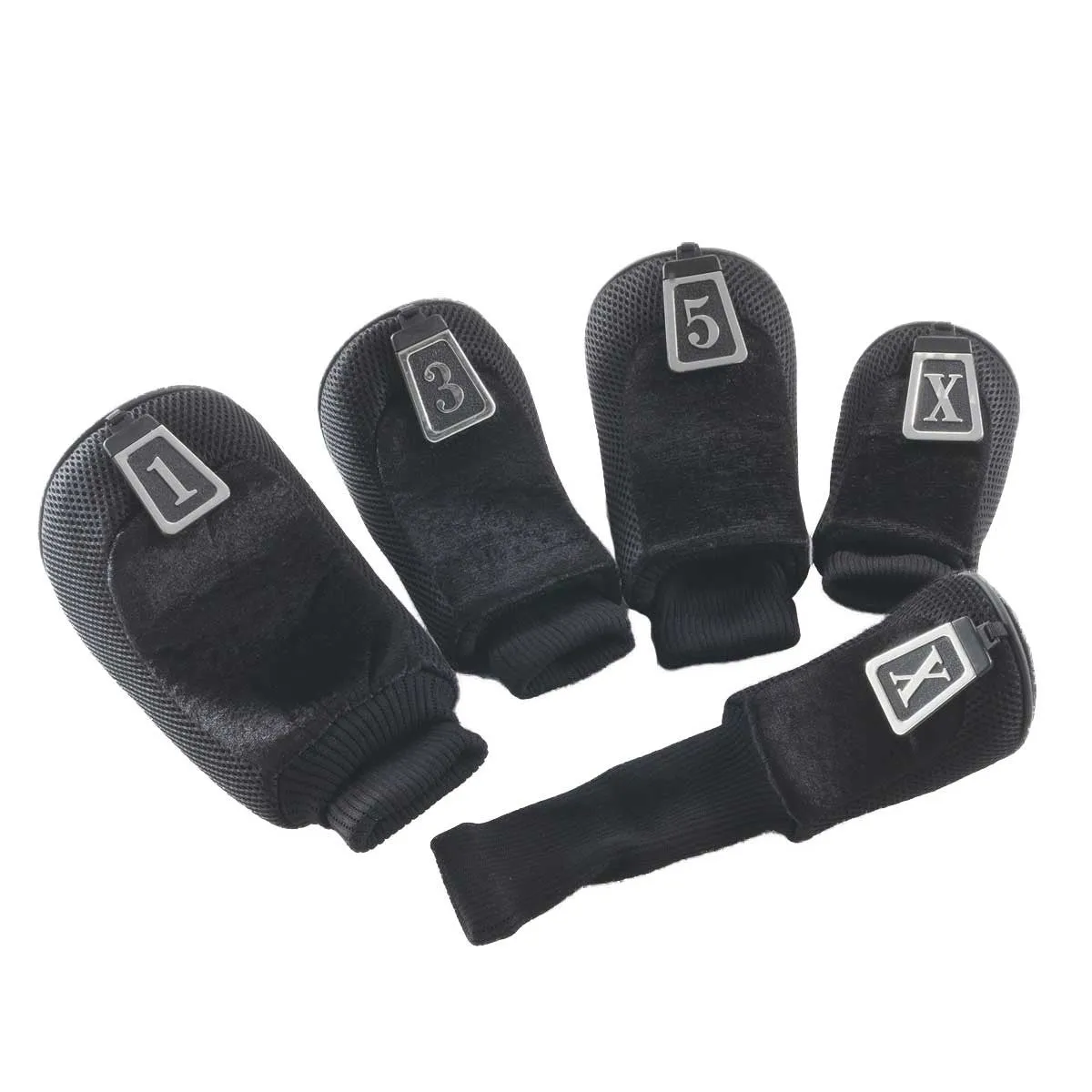 5PC Golf Wood Head cover Set