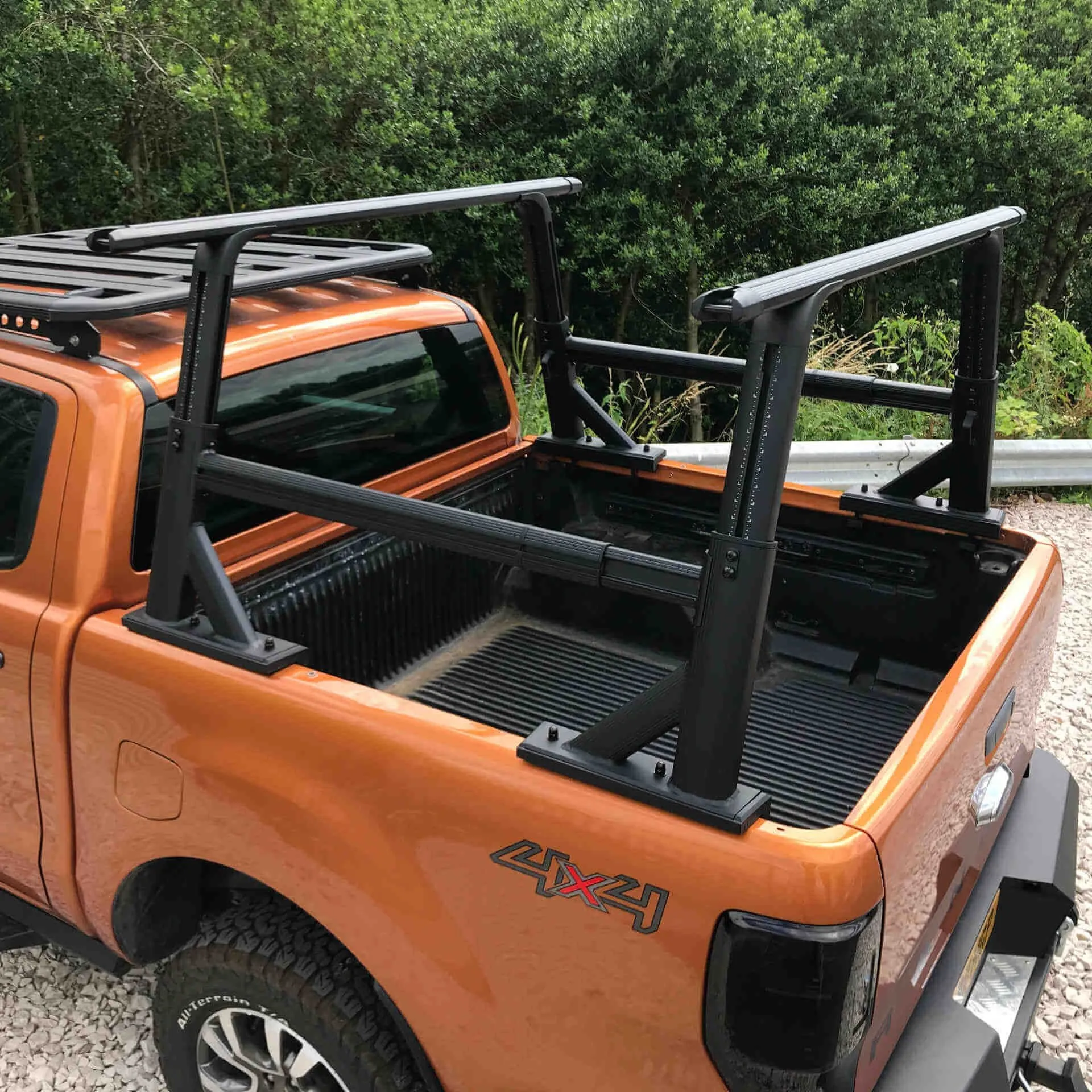 Adaptable Adjustable Cargo Rack fits with or without a Roll & Lock