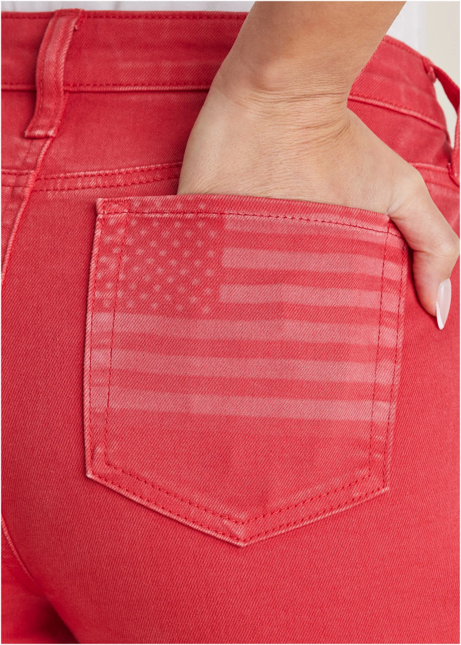 Americana Bootcut Jeans  - Scarlet