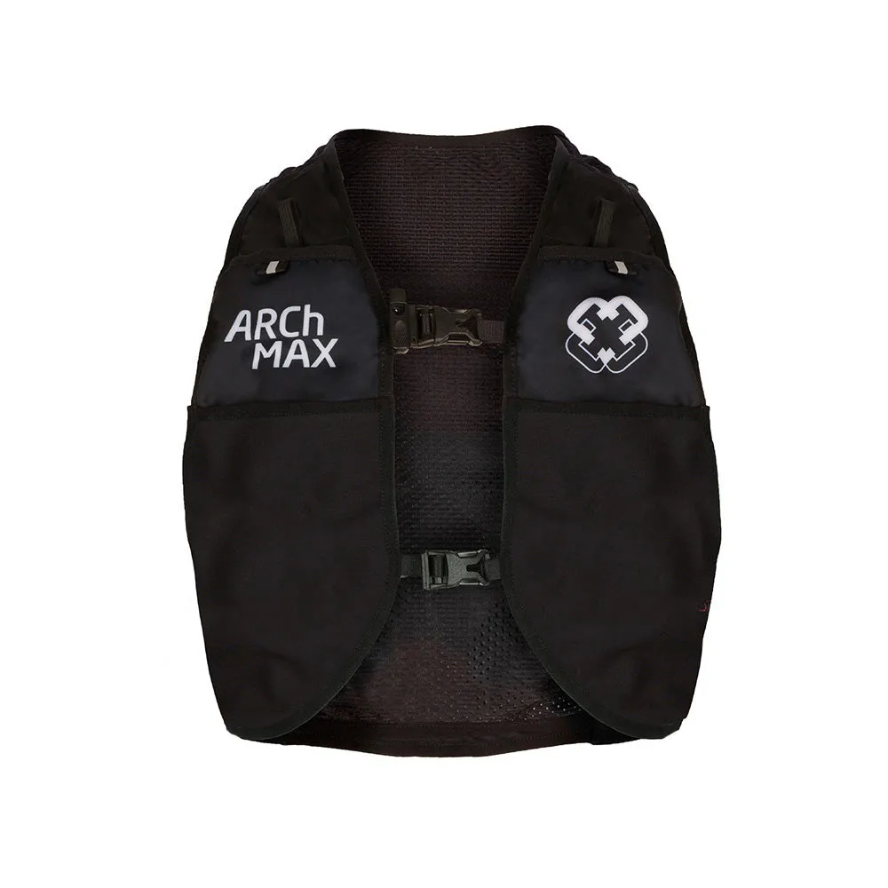 ARCh MAX Hydration Vest 12L Unisex Black   2 Hydraflask 500ml