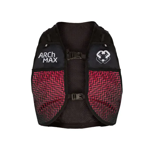 ARCh MAX Hydration Vest 6L Unisex Red   2 Hydraflask 500ml