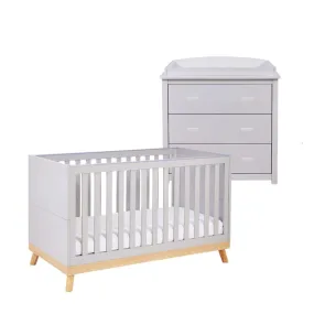 Babymore Mona 2 Piece Room Set - Grey