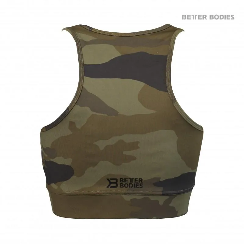 Better Bodies Chelsea Halter - Dark Green Camo