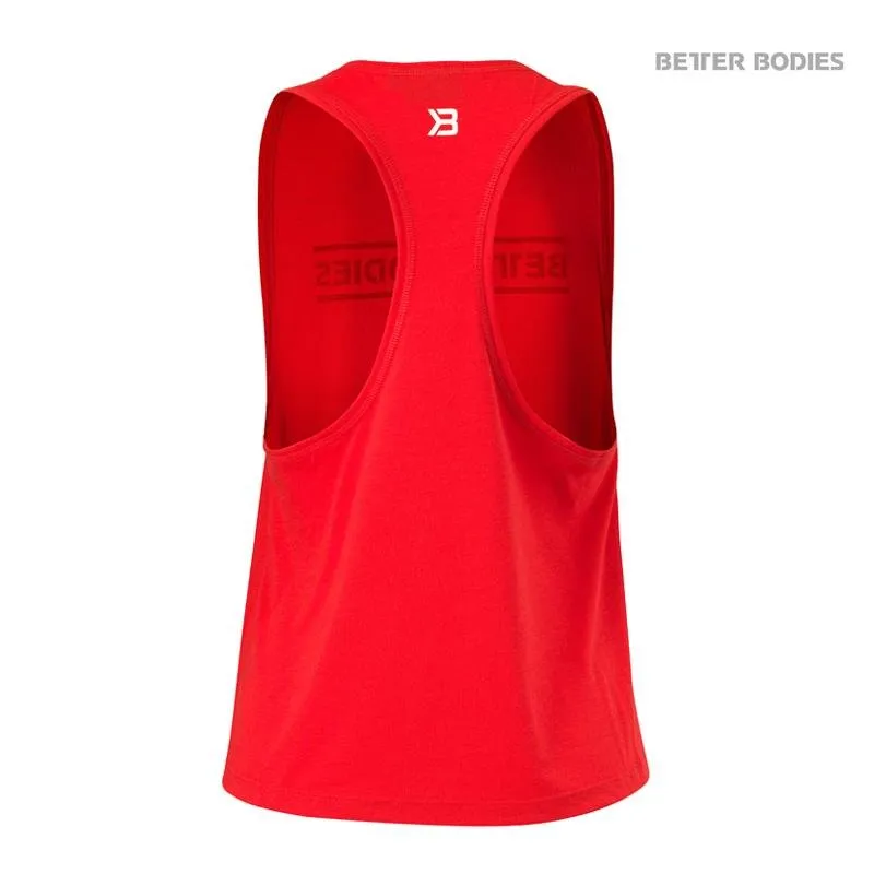 Better Bodies Deep Cut Top - Scarlet Red