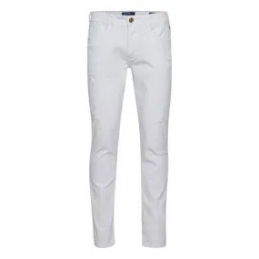 Blend men's white denim trousers Jet Fit Destroy 20713652 200287 white