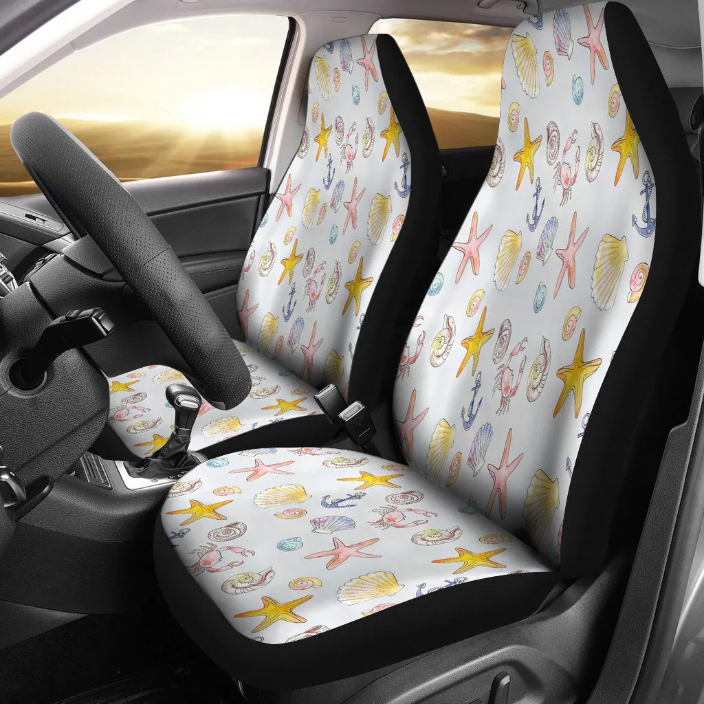 Car Seat Cover - Beach Themed