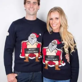 Censored Santa Funny Christmas Sweaters