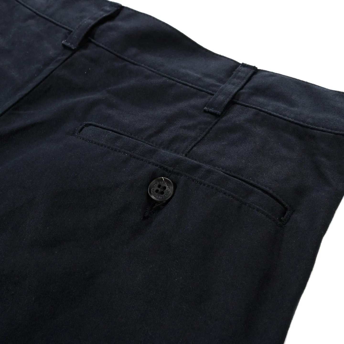 COMME DES GARCONS HOMME P028 PLEATED CHINO NAVY