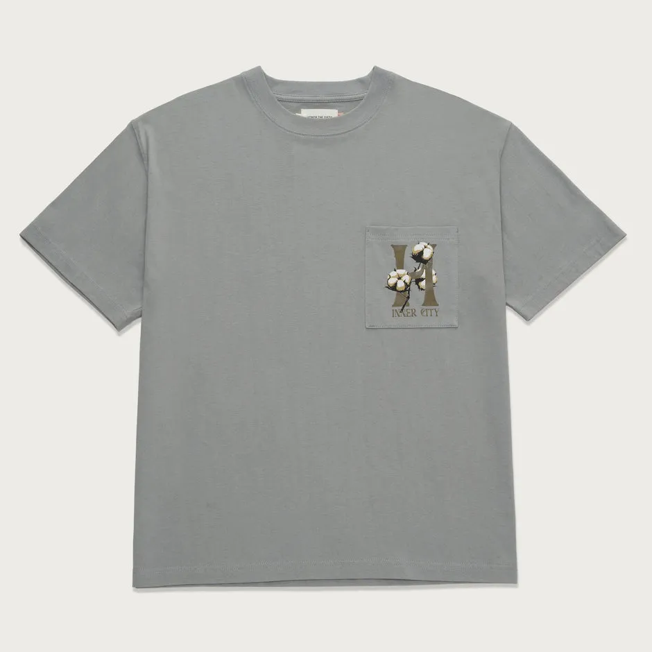 COTTON H SS TEE SLATE