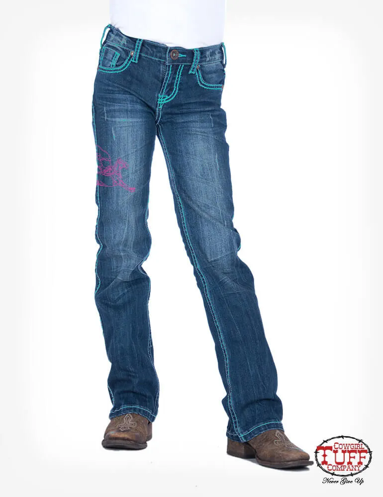 Cowgirl Tuff's - Girls Rodeo Jeans