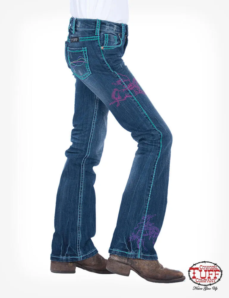 Cowgirl Tuff's - Girls Rodeo Jeans