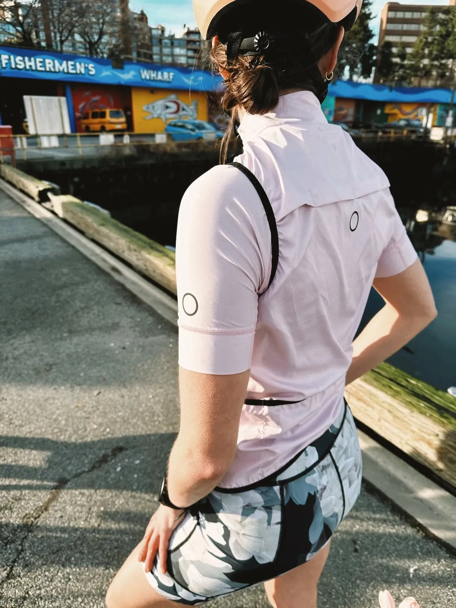 Cycling Vest - Cherry Blossom