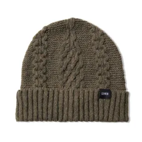 Edwin United Beanie Hat - Olive Marl