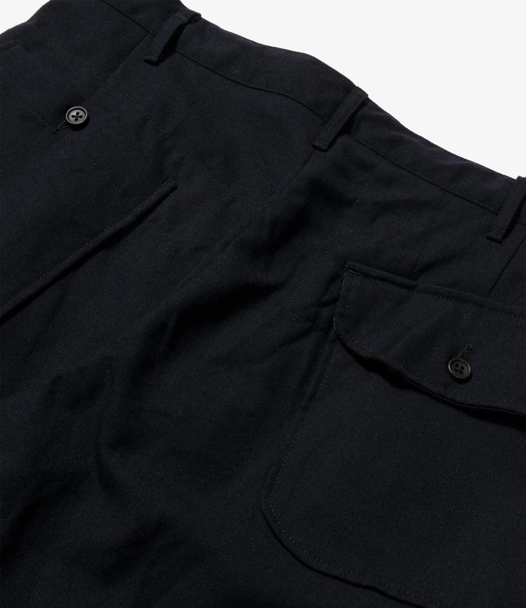 Engineered Garments Carlyle Pant - Dk. Navy Wool Uniform Serge