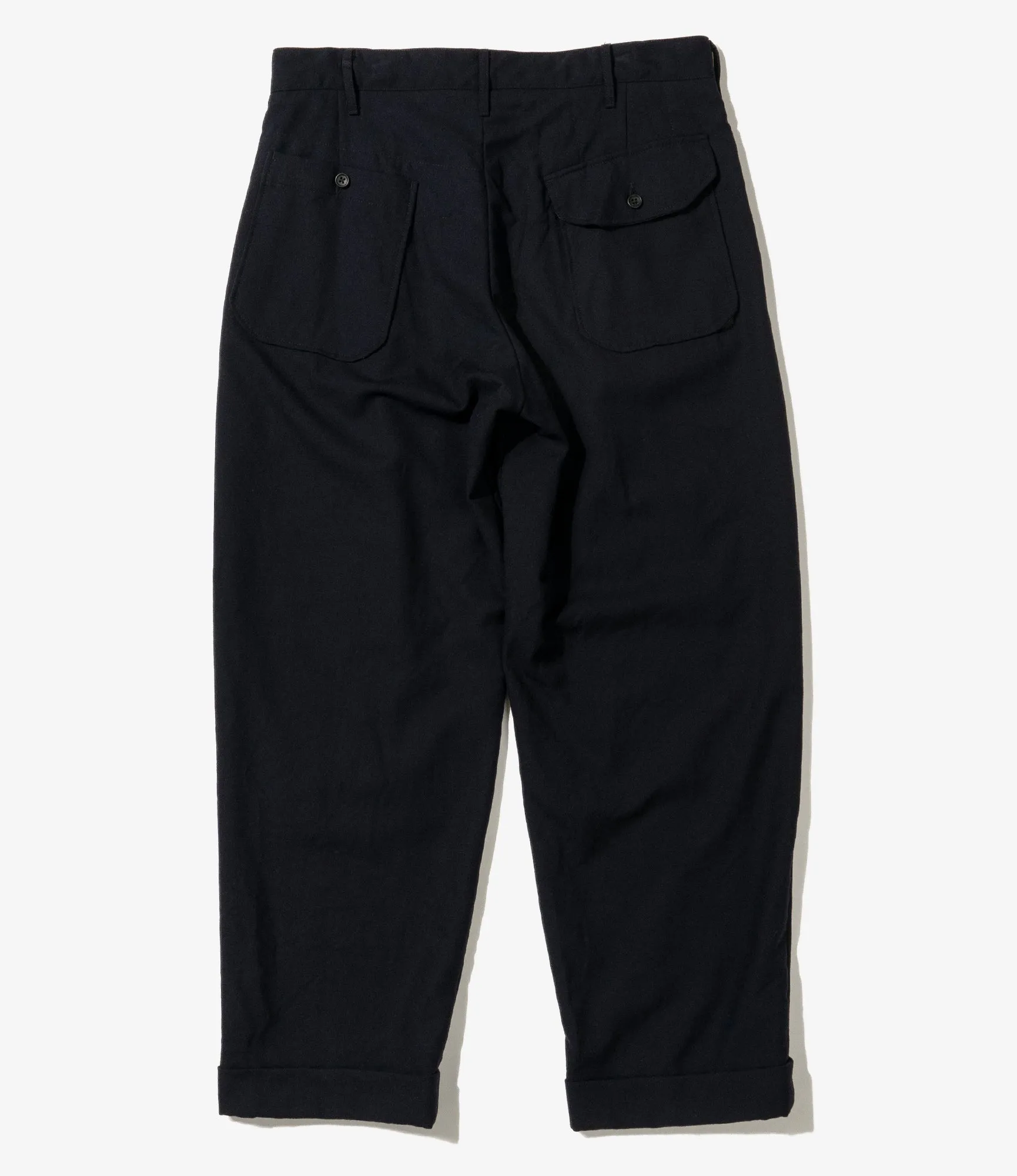 Engineered Garments Carlyle Pant - Dk. Navy Wool Uniform Serge