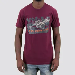 FEARLESS TEE MAROON