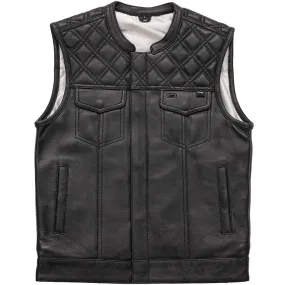 First Mfg Mens Texas Ranger Concealment Leather Vest