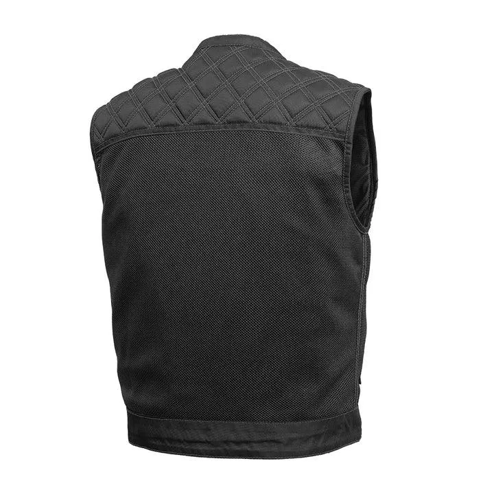 First Mfg Upside Moto Mesh Men's Motorcycle Vest