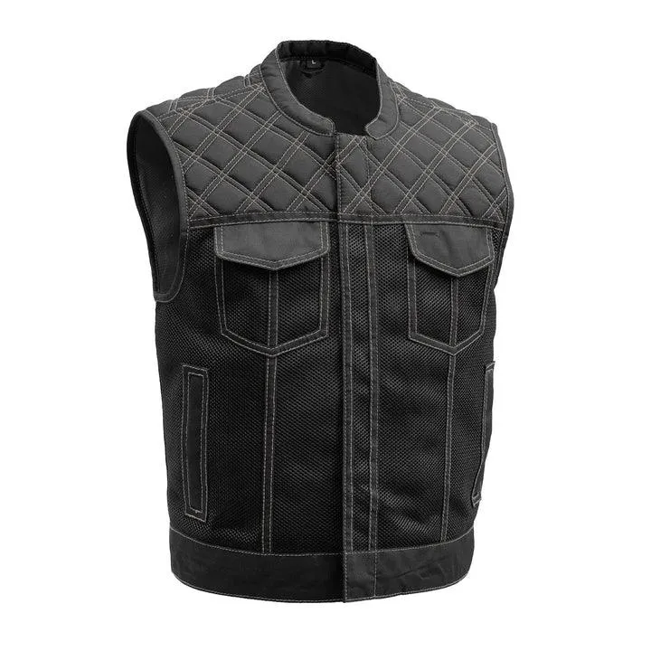 First Mfg Upside Moto Mesh Men's Motorcycle Vest