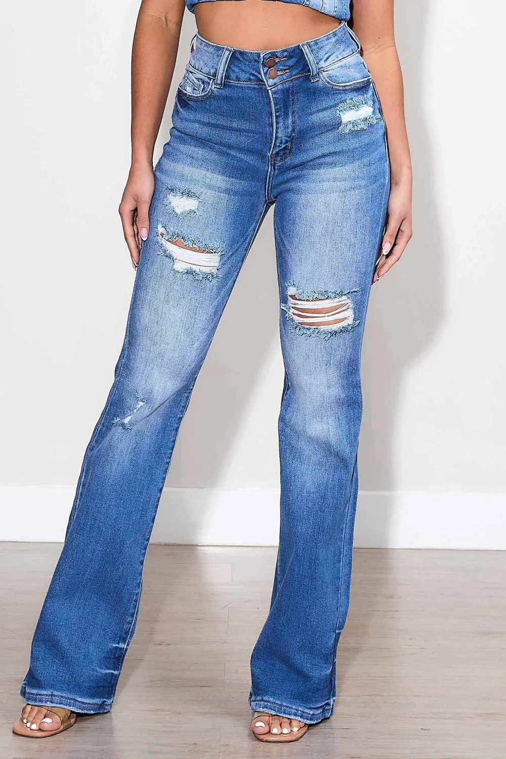 Forever Daydreaming High Rise Flare Jeans