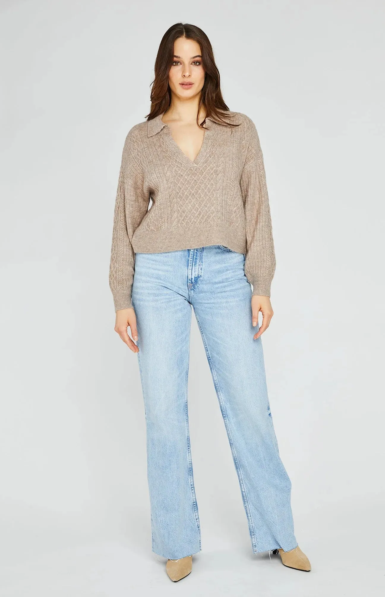 Gentle Fawn Napa Sweater | Heather Taupe