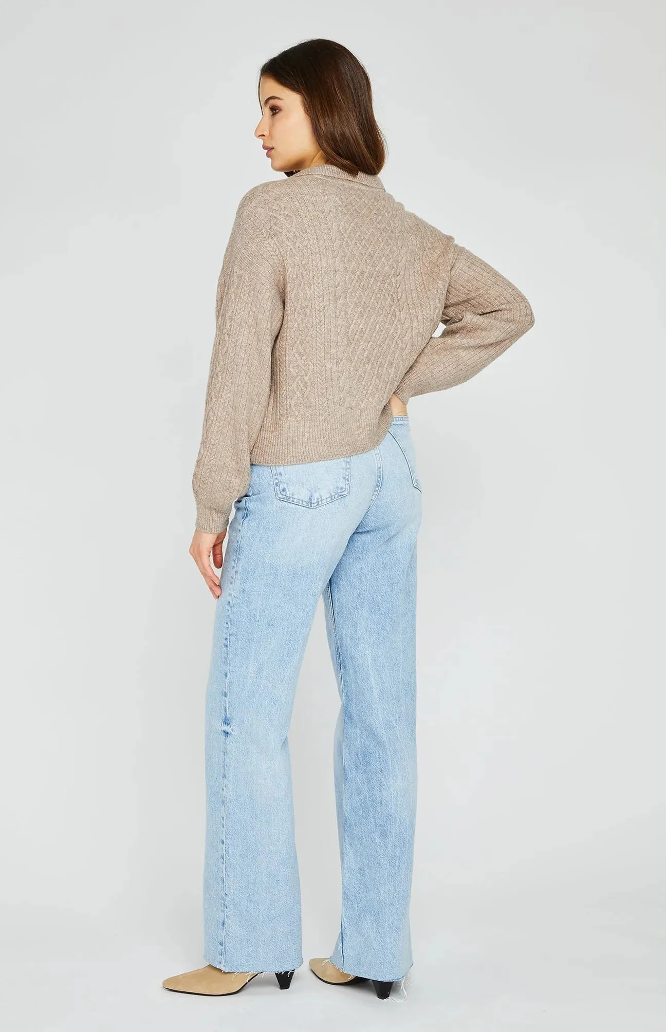 Gentle Fawn Napa Sweater | Heather Taupe