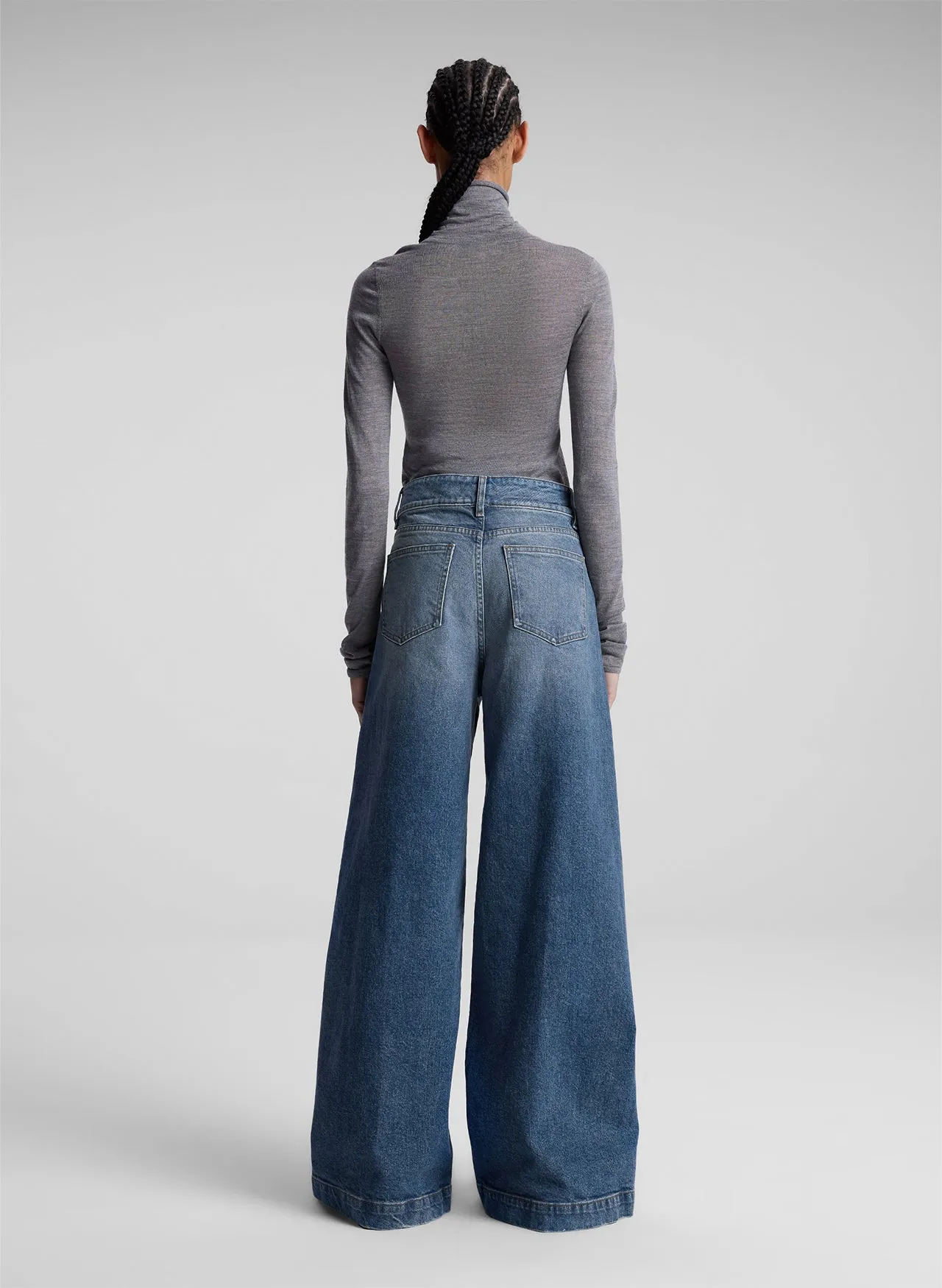 Grant Stretch Wide Leg Jean