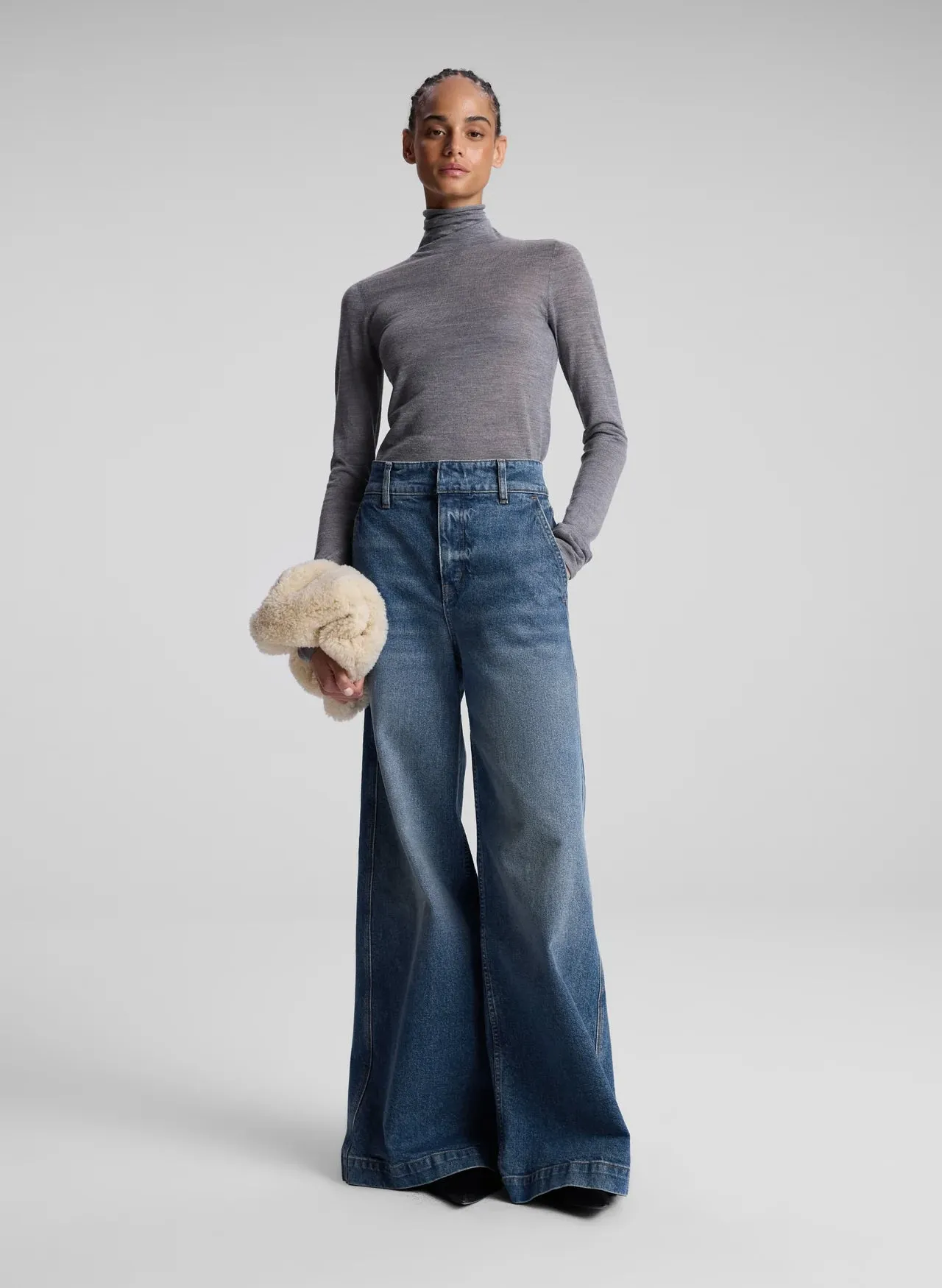 Grant Stretch Wide Leg Jean