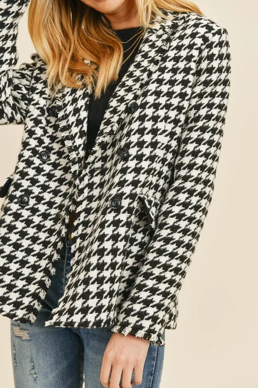 Hope Houndstooth Jacket