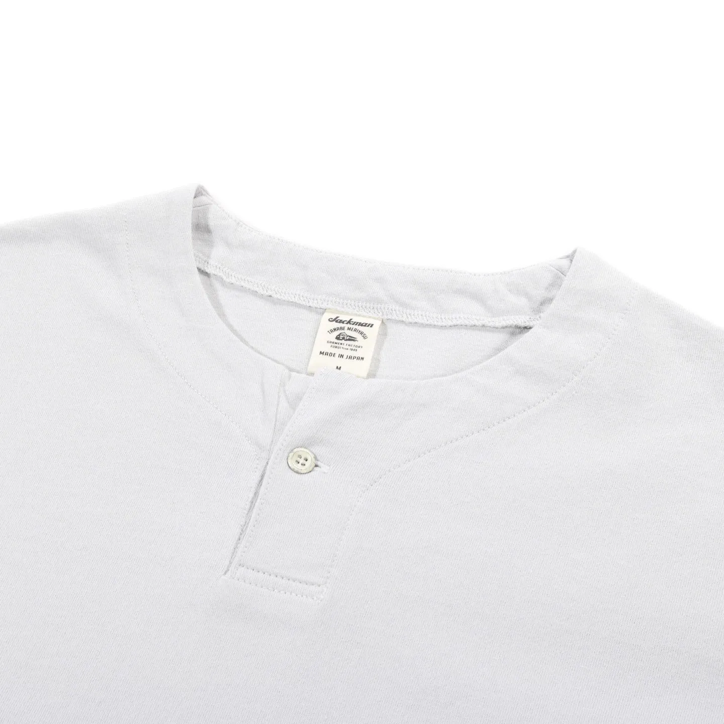 JACKMAN HENLEYNECK T-SHIRT DROP BLUE