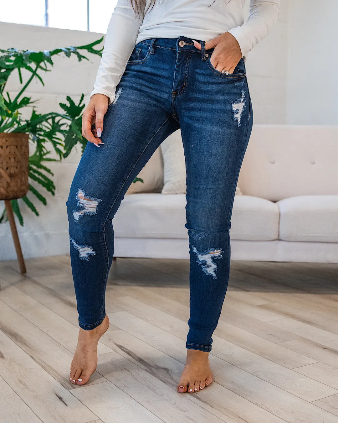 KanCan Hayden Distressed Skinny Jeans