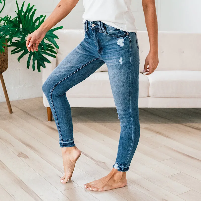 KanCan Real Deal Released Hem Skinny Jeans