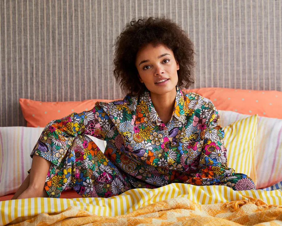 Kip & Co LADIES | Bliss Floral Organic Cotton Pyjama Set