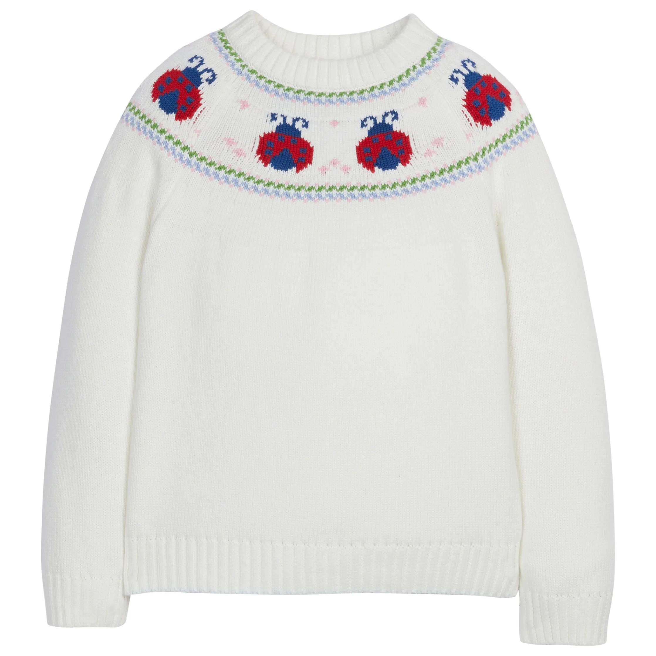 Lady Bug Fair Isle Sweater