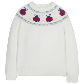 Lady Bug Fair Isle Sweater