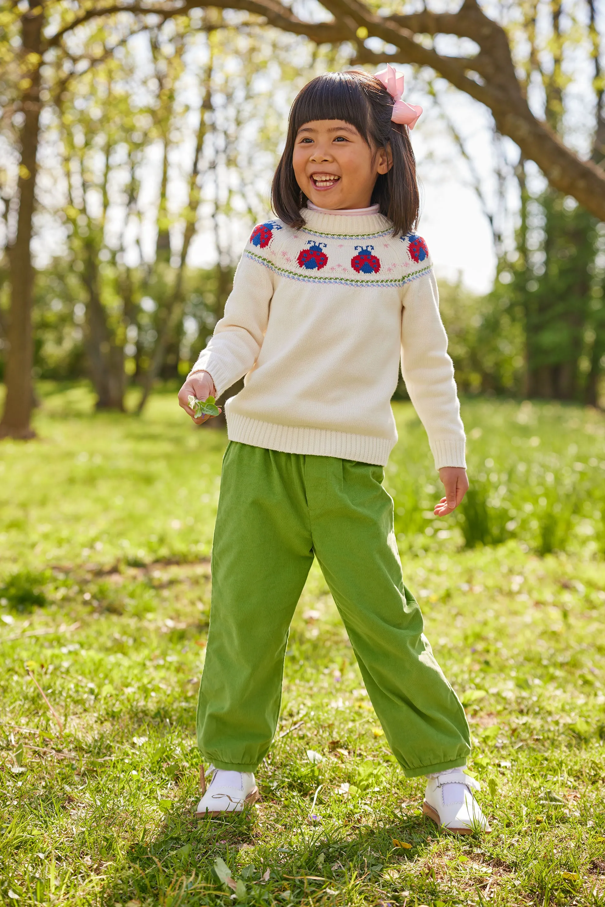 Lady Bug Fair Isle Sweater