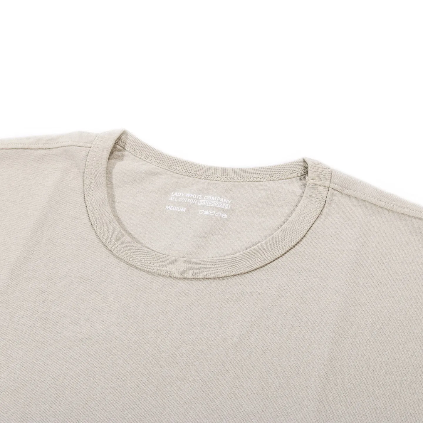 LADY WHITE CO. T-SHIRT PALE CLAY