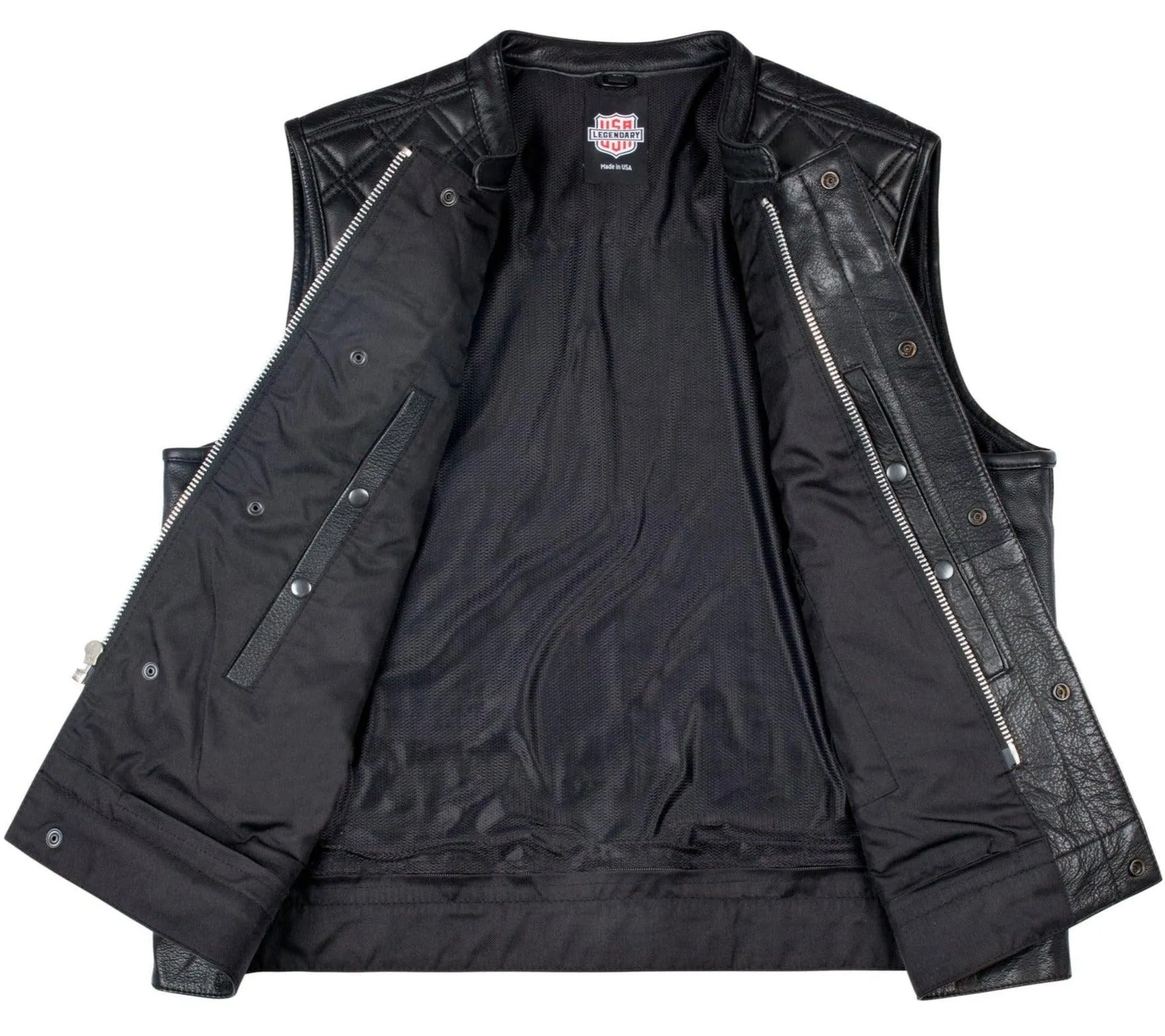 Legendary 'Diamond Cut Outlaw' Motorcycle Vest