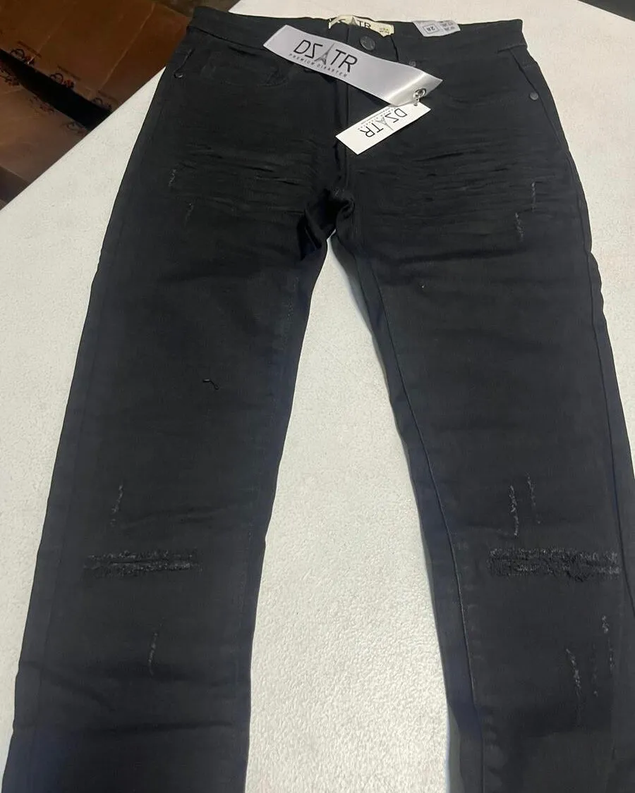 Lightly Distressed Stretched Jean