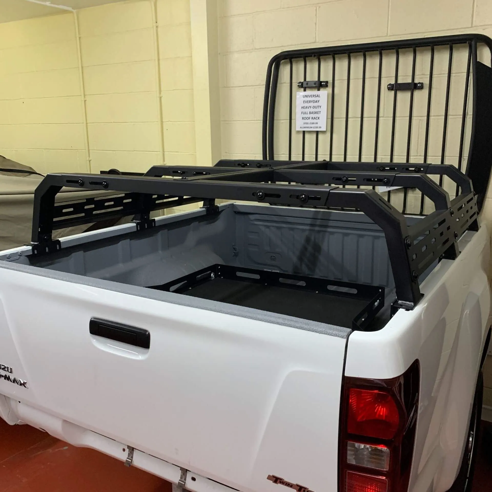 Low Height Adjustable Load Bed Roof Top Tent Cargo Rack for Ford Ranger 2012 