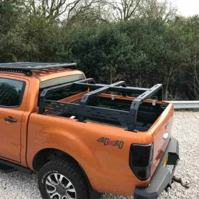 Low Height Adjustable Load Bed Roof Top Tent Cargo Rack for Ford Ranger 2012 