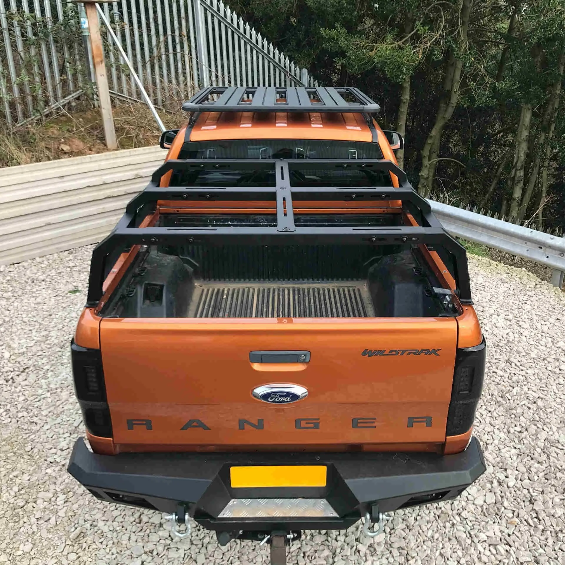 Low Height Adjustable Load Bed Roof Top Tent Cargo Rack for Ford Ranger 2012 