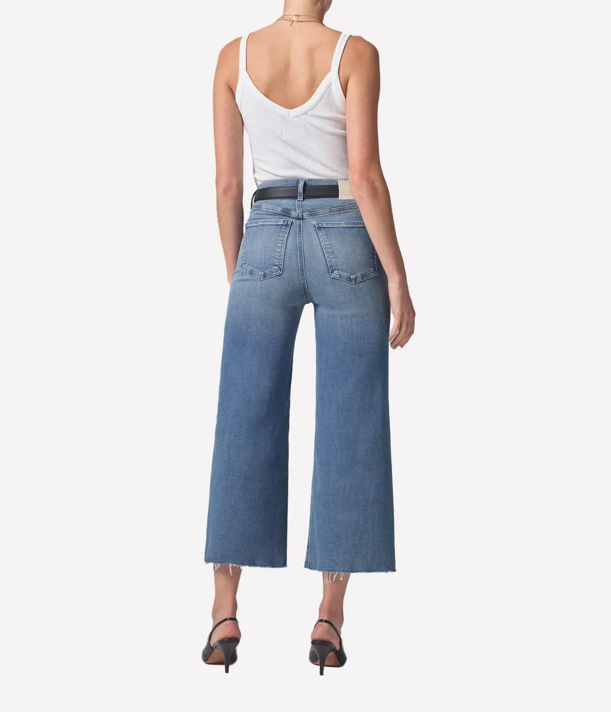 Lyra Crop Jean in Abliss