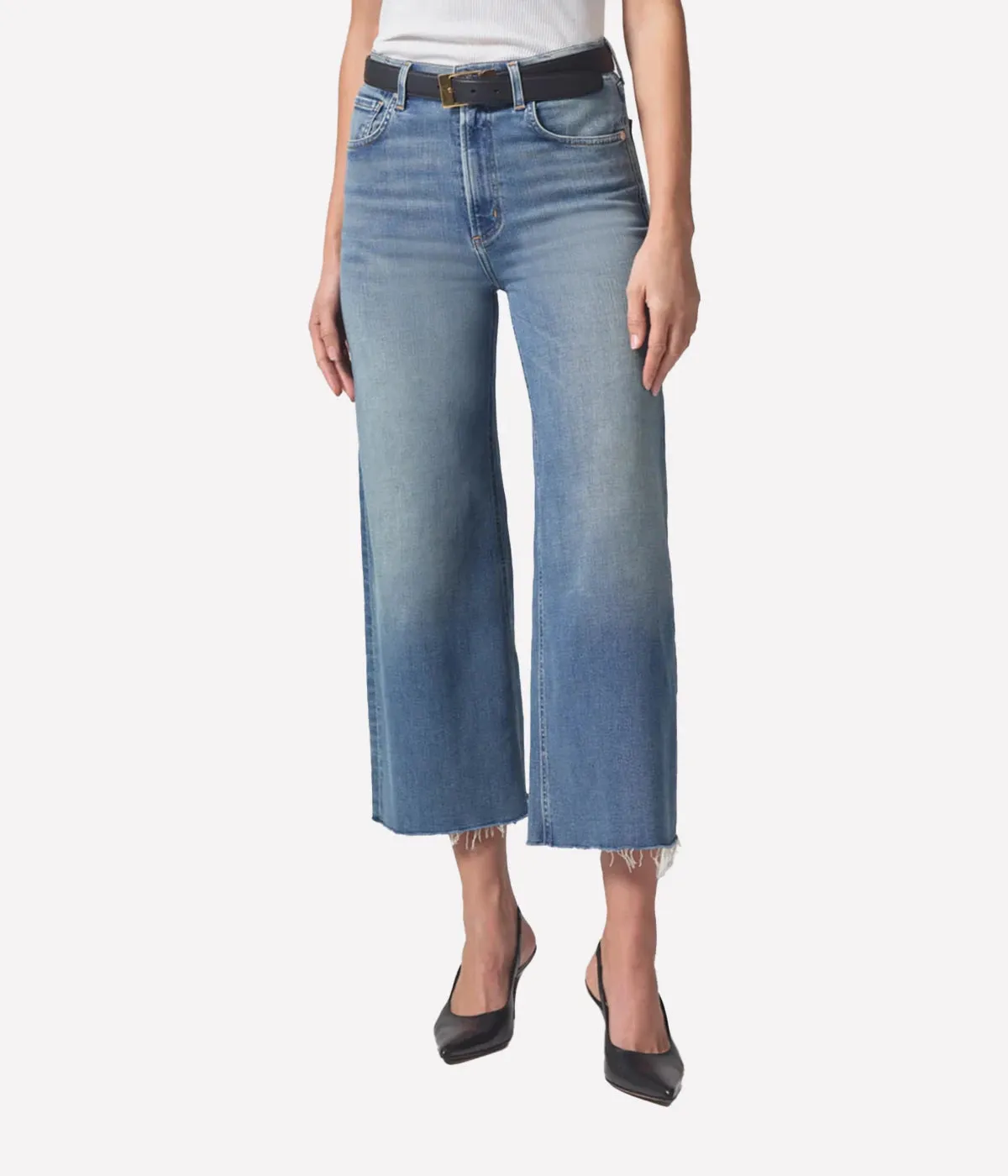 Lyra Crop Jean in Abliss