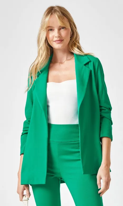 Magic 3/4 Sleeve Blazer - Kelly Green