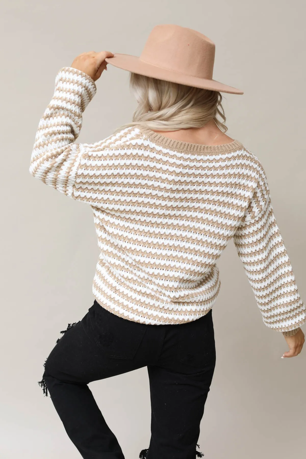 Mikol Stripe Sweater