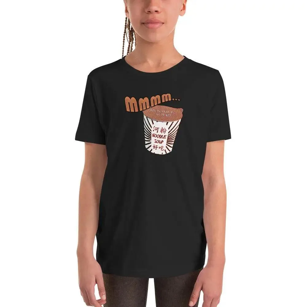 Mmm, Noodle Soup Youth Short Sleeve T-Shirt