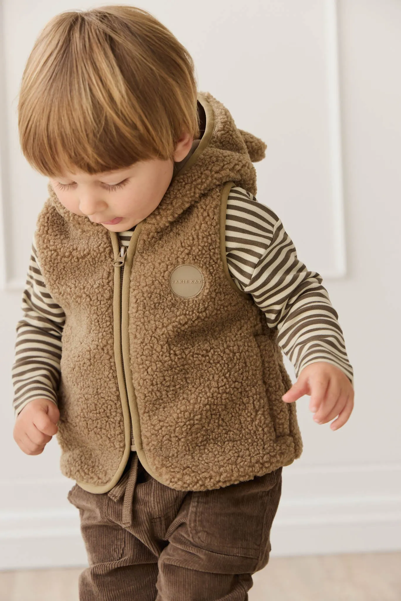 Neve Sherpa Vest - Pecan